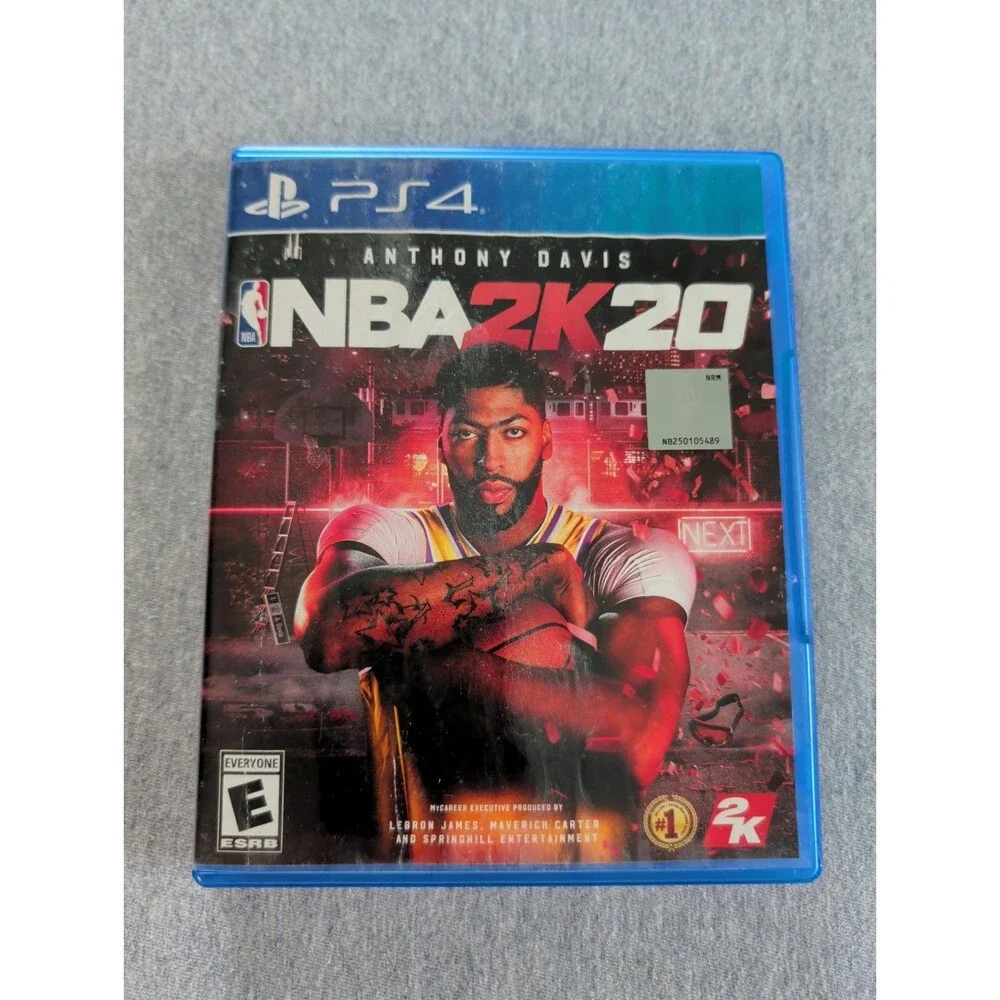 Lot Of 3 PS4 NBA With Playbook Anthony Davis, Lillard, Kyrie Erving